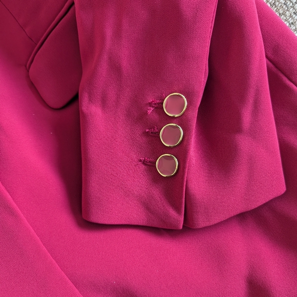Mango double breasted suit blazer iguana pink - Picture 6 of 10
